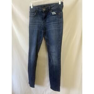 STS Women's Ellie High Rise Ankle Blue Dark Wash Denim Skinny Jeans Size 26